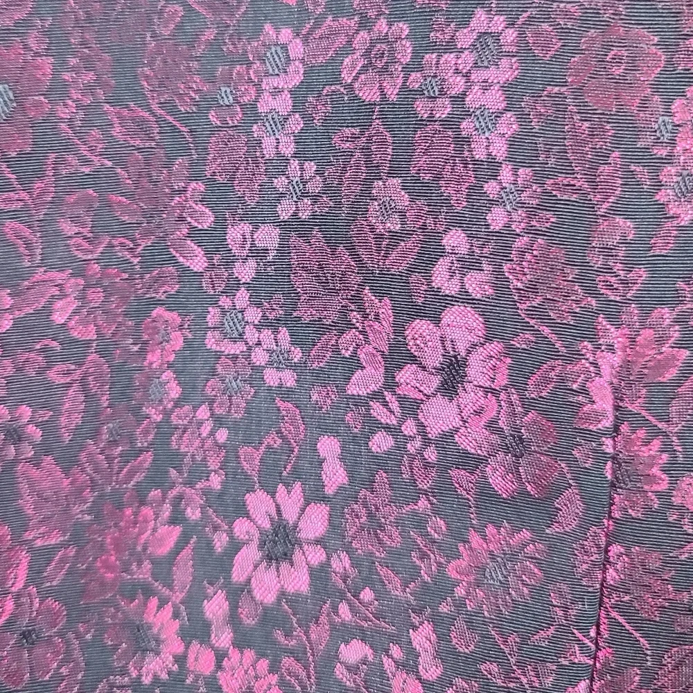Mise en Scene by Ruffian 0 Floral Brocade Jacquard Cropped Jacket Blazer - Picture 3 of 5